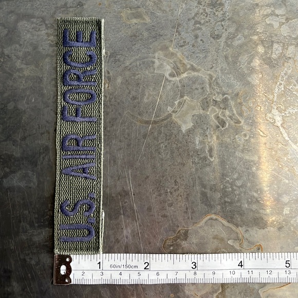 U.S. AIR FORCE embroidered tape patch - Vintage - Picture 9 of 10